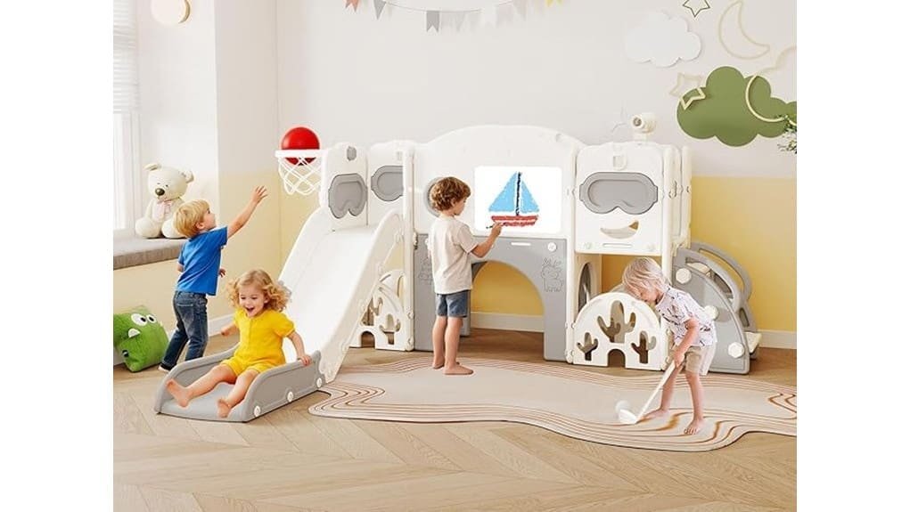 10 in 1 toddler slide set