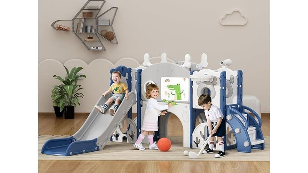 13 piece toddler indoor slide set