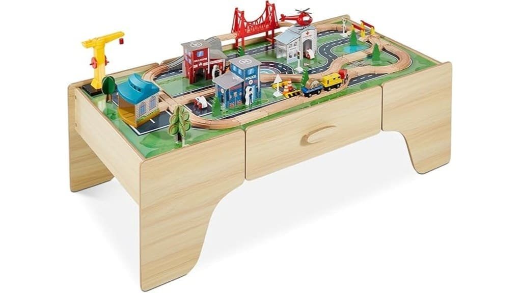 50 inch 70 piece train table
