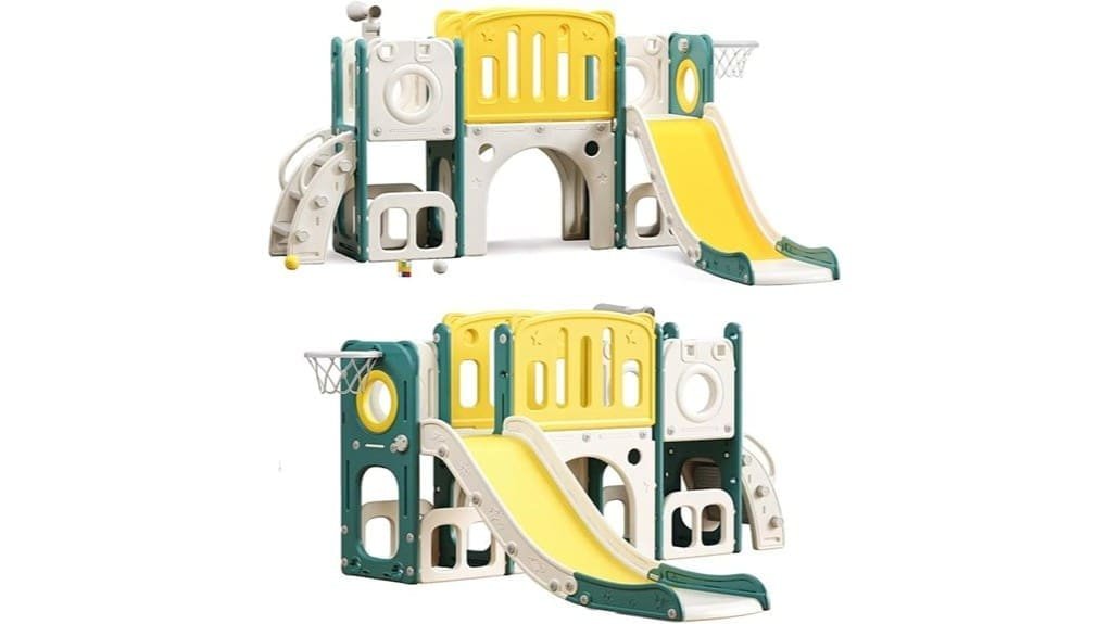 8 in 1 toddler slide set