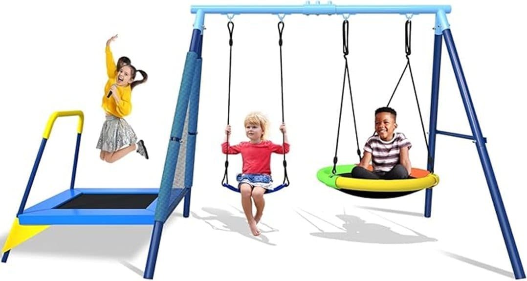 adjustable toddler to big kid swing