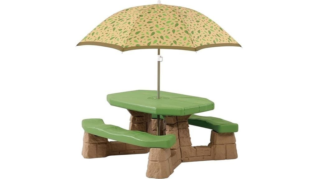 adjustable weatherproof kids picnic table