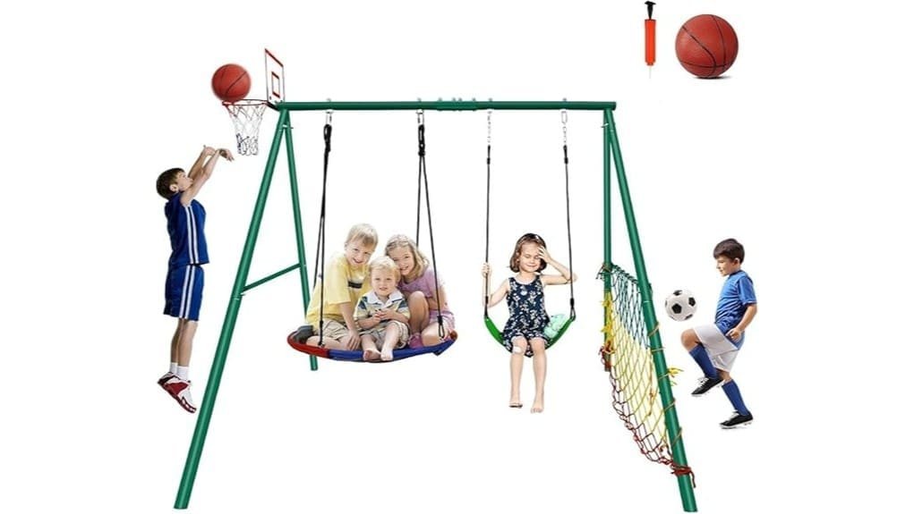 backyard cyfie swing set