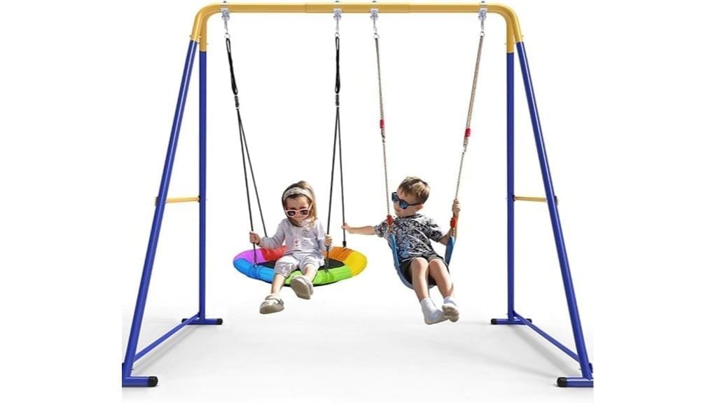 backyard toddler swing set