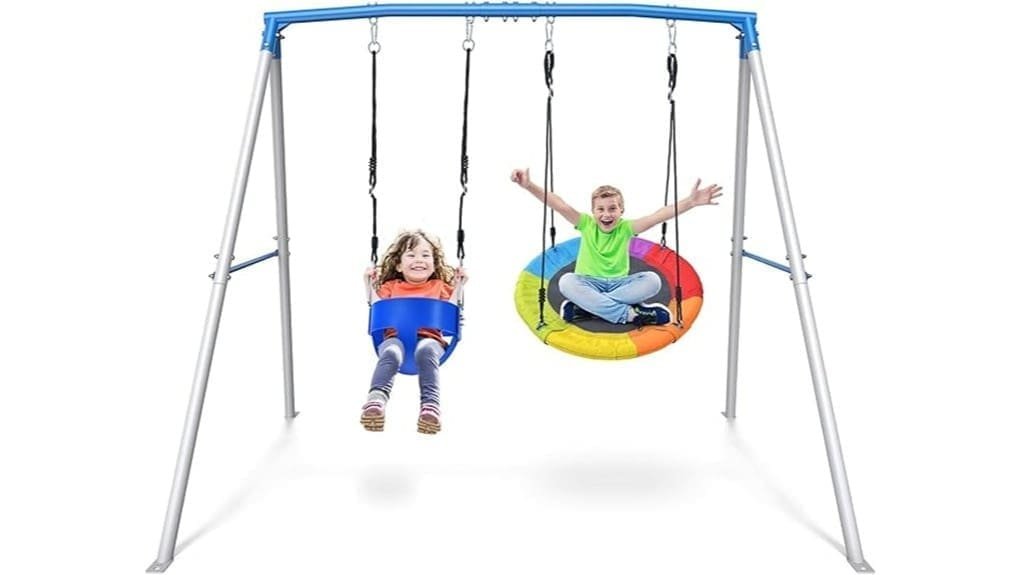 backyard trekassy swing set