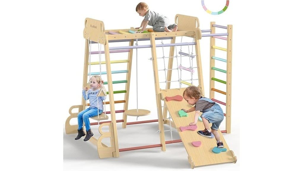 bluewood 9 in 1 indoor junglegym