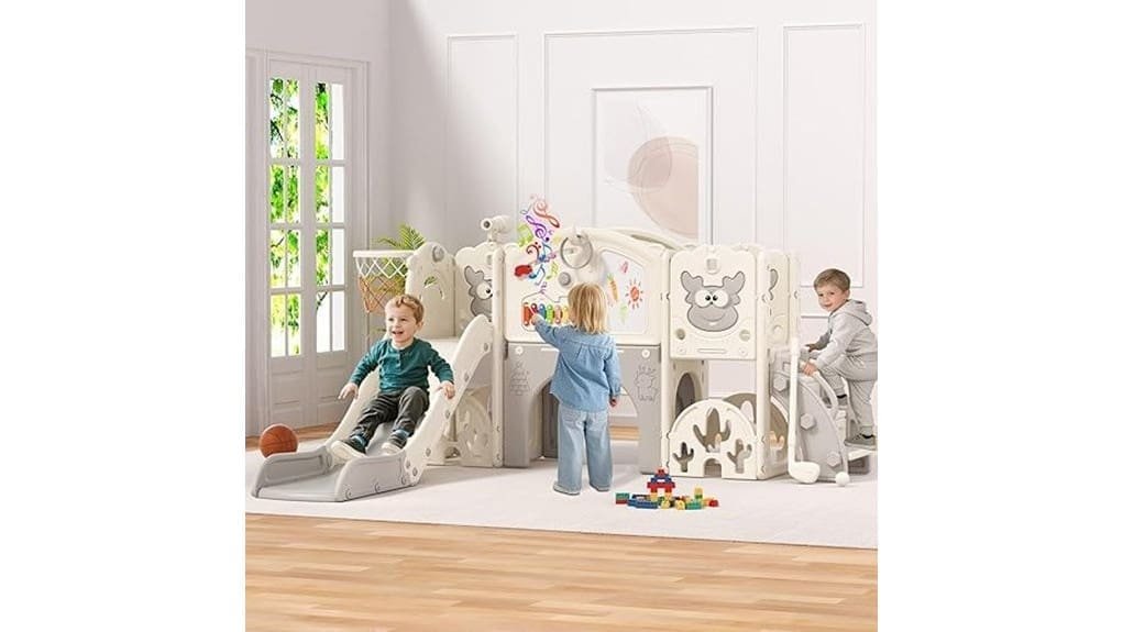 bright durable backyard toddler slide