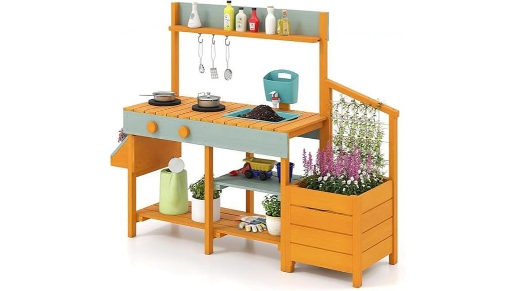 cedar yellow mud kitchen
