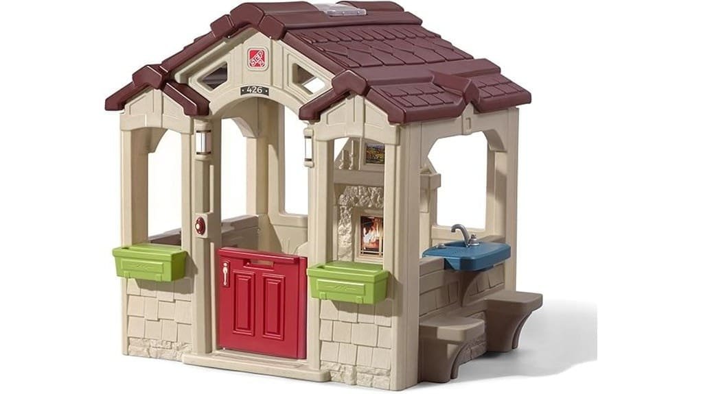 charming kids outdoor playhouse
