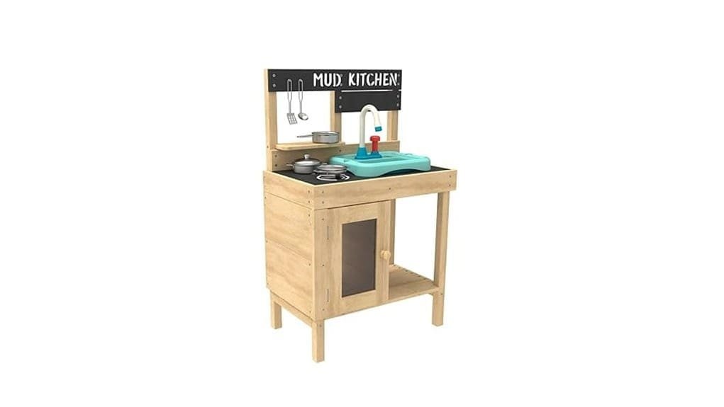 children s realistic mud kitchen set