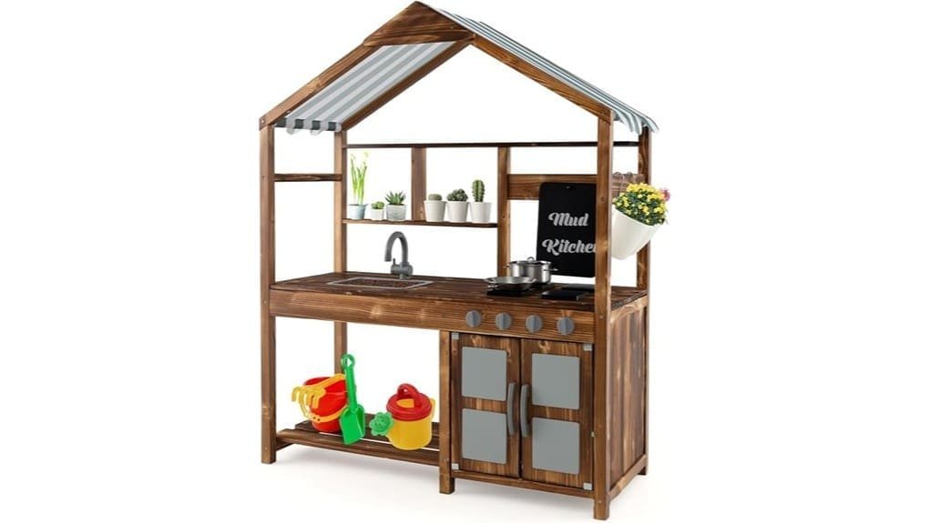 children s realistic outdoor mud kitchen
