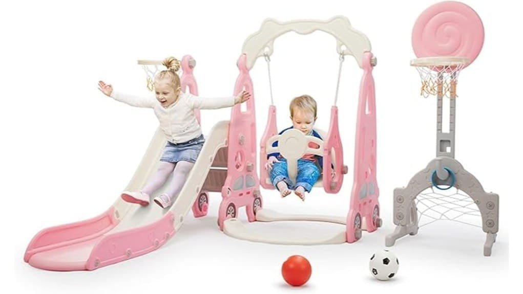 colorful compact backyard fun