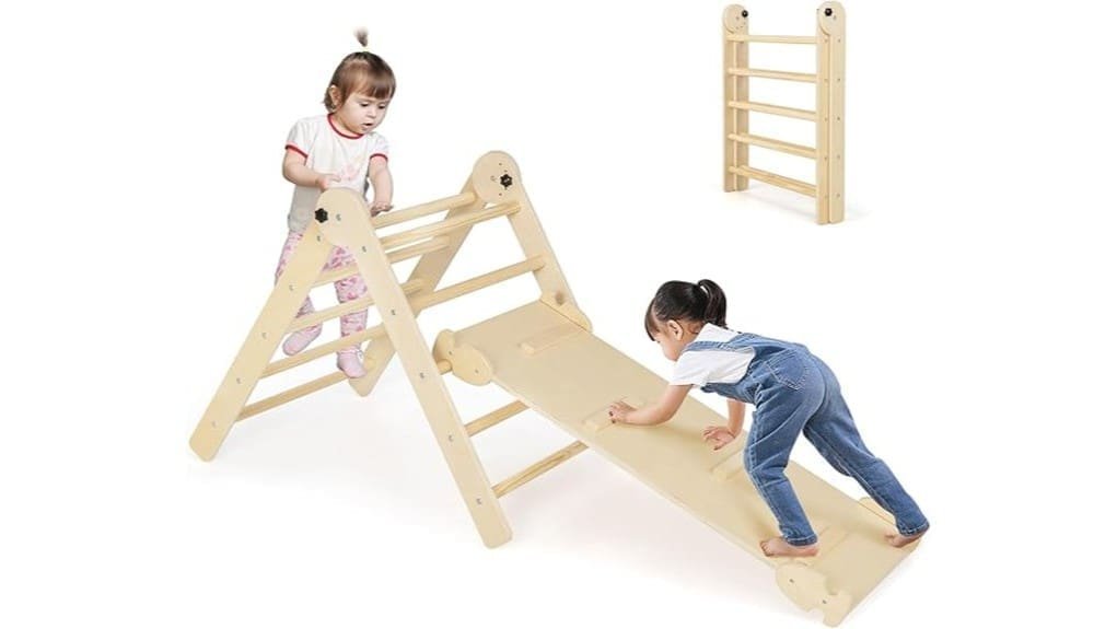 colorful foam climbing playset