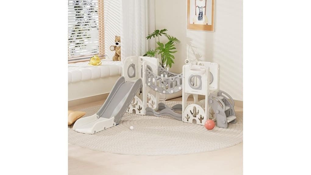 colorful modular indoor slide