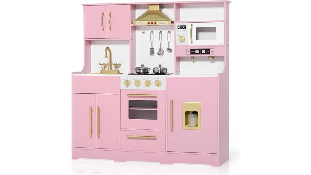 colorful realistic toy kitchen