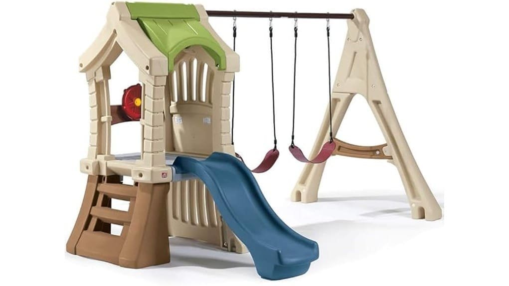 compact backyard play gym