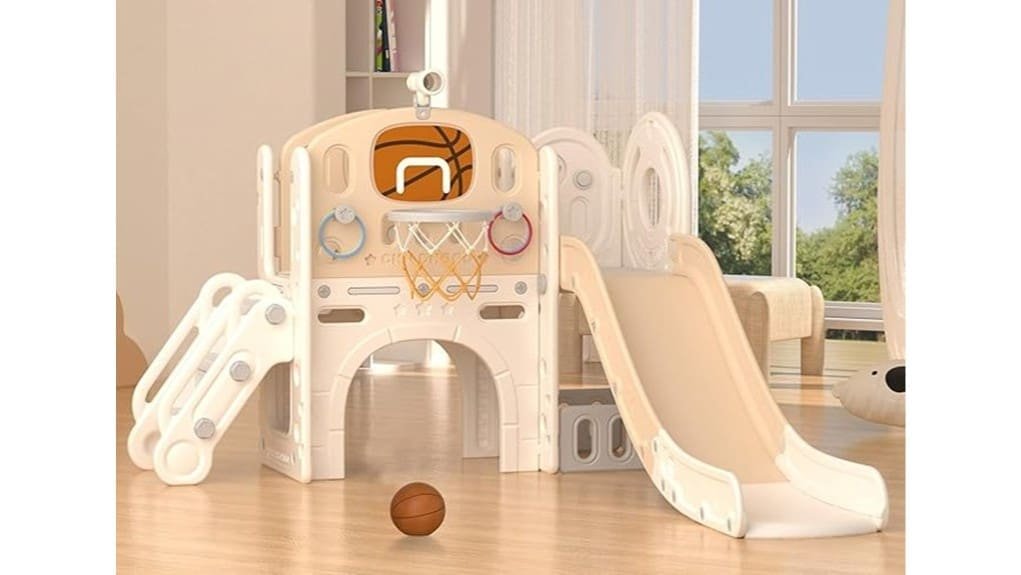 compact colorful multi activity slide