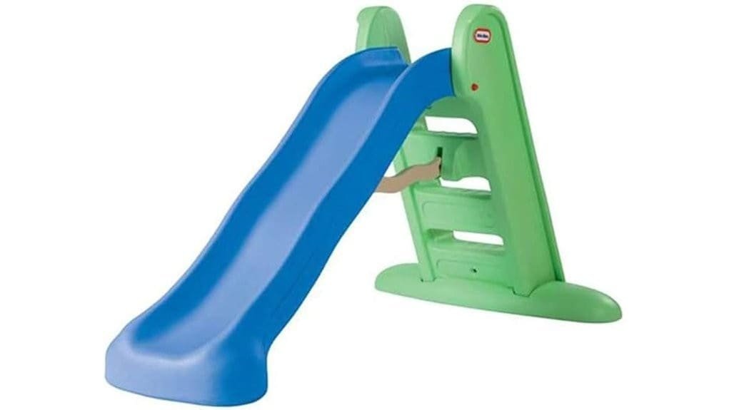 compact durable outdoor plastic slide