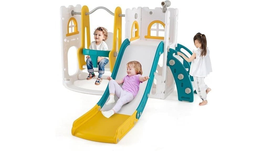 compact foldable toddler slide