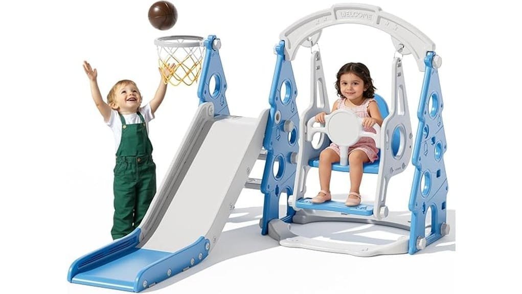 compact modular toddler playset features