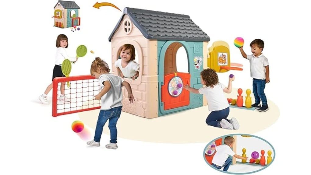 compact multifunctional kids playhouse