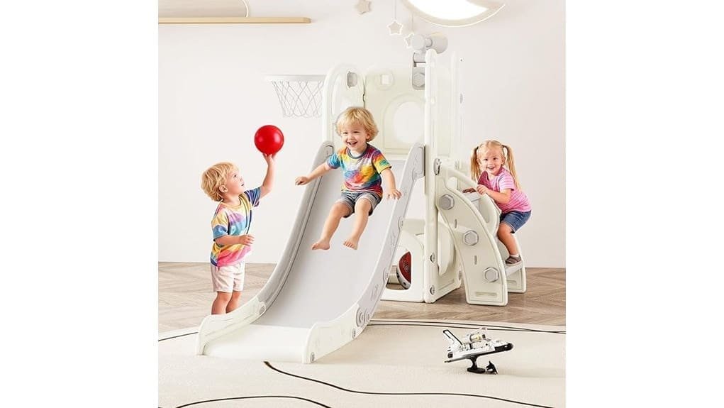 compact sturdy toddler indoor slide