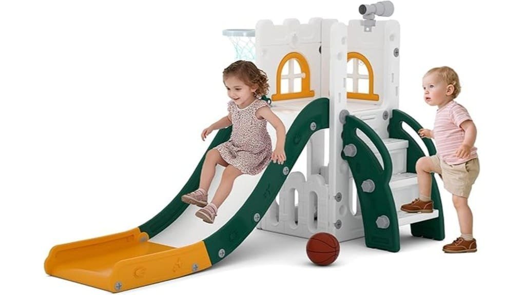 compact versatile toddler play slide