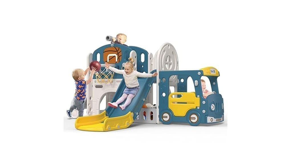 compact versatile toddler slide
