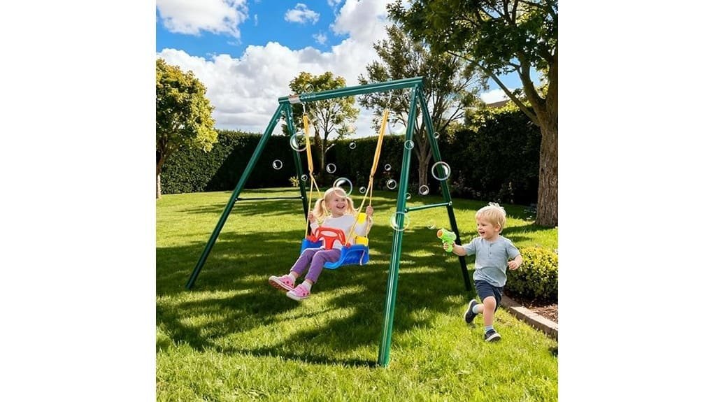 convertible 4 in 1 toddler swing set