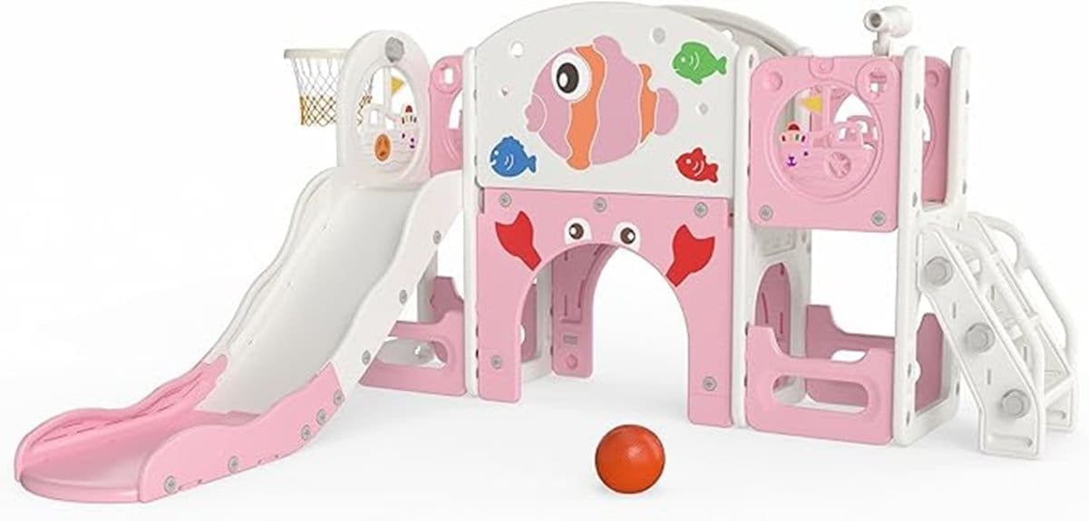 convertible toddler playset with slide
