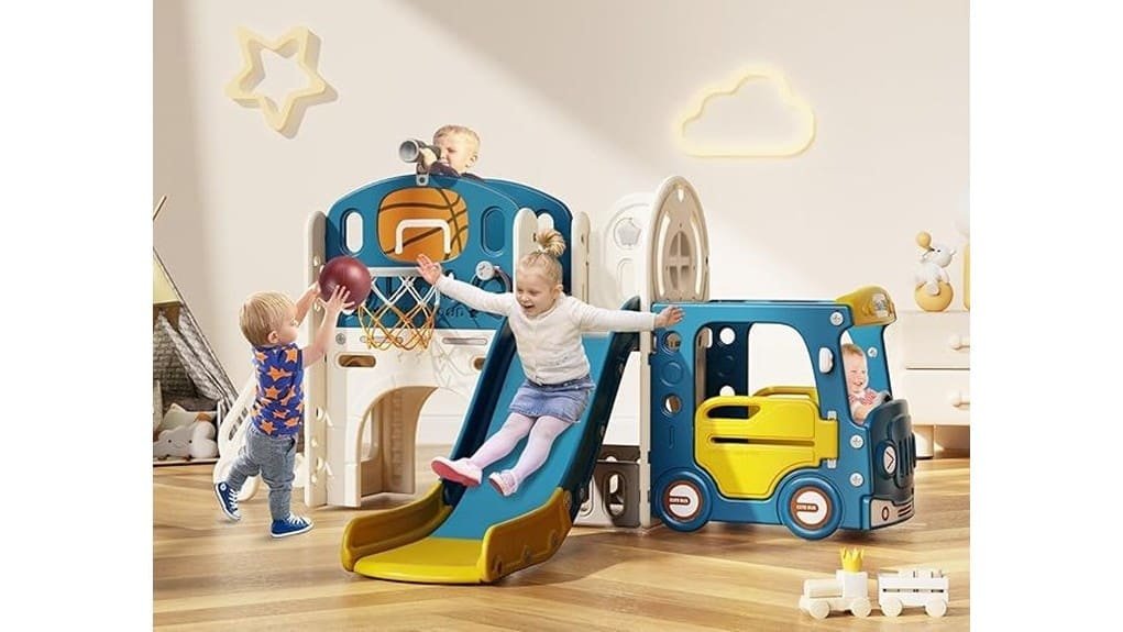 convertible toddler slide and seesaw