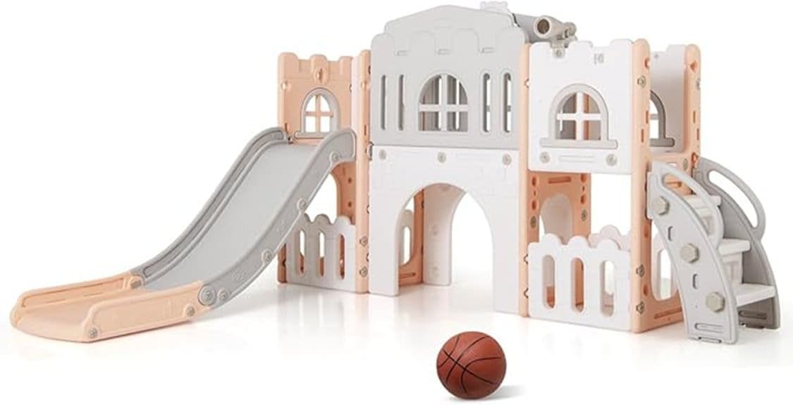 costzon 8 in 1 toddler slide playset