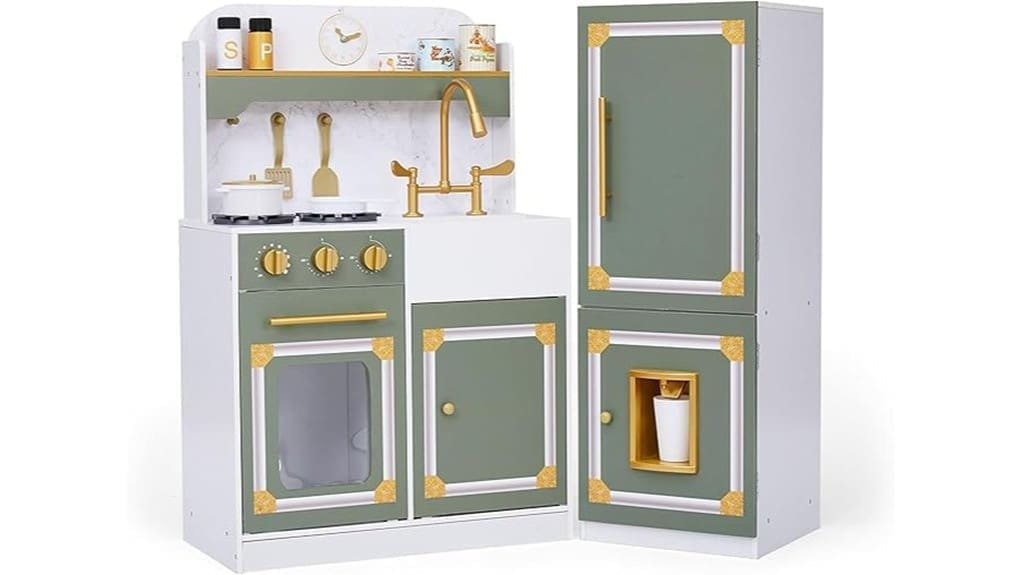 deluxe wooden play kitchen