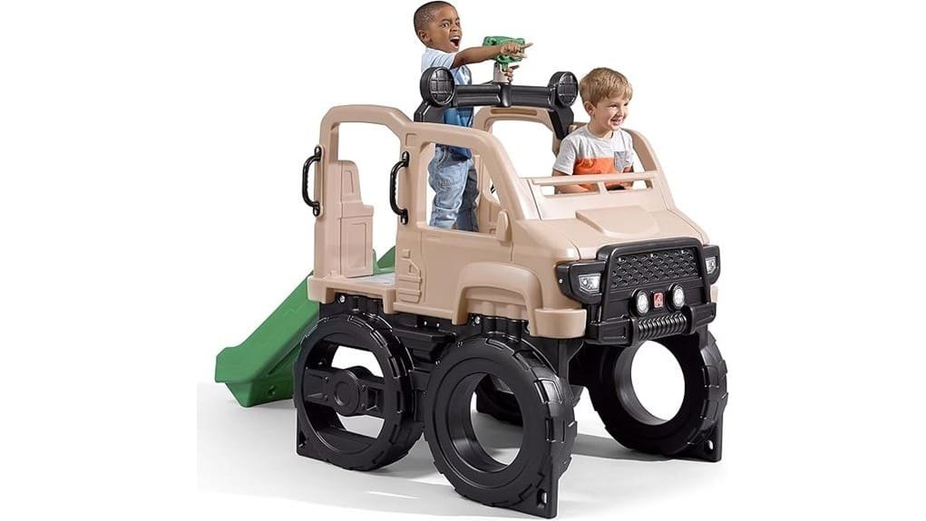 durable climbing truck playset