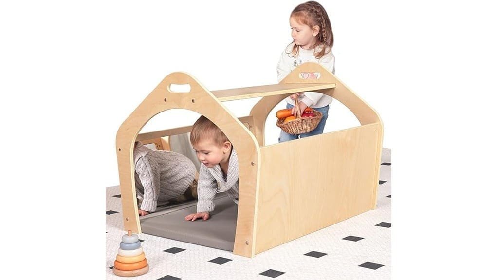 durable wooden toddler playhouse