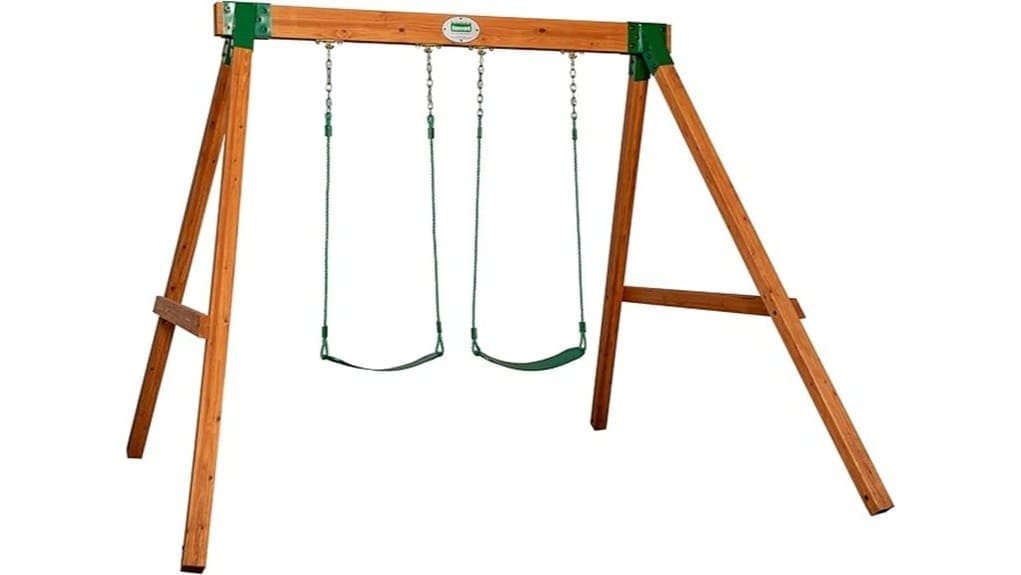 durango cedar swing set
