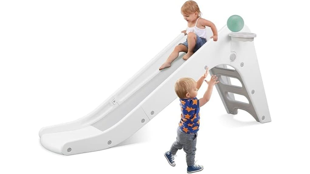 foldable 63 inch toddler slide