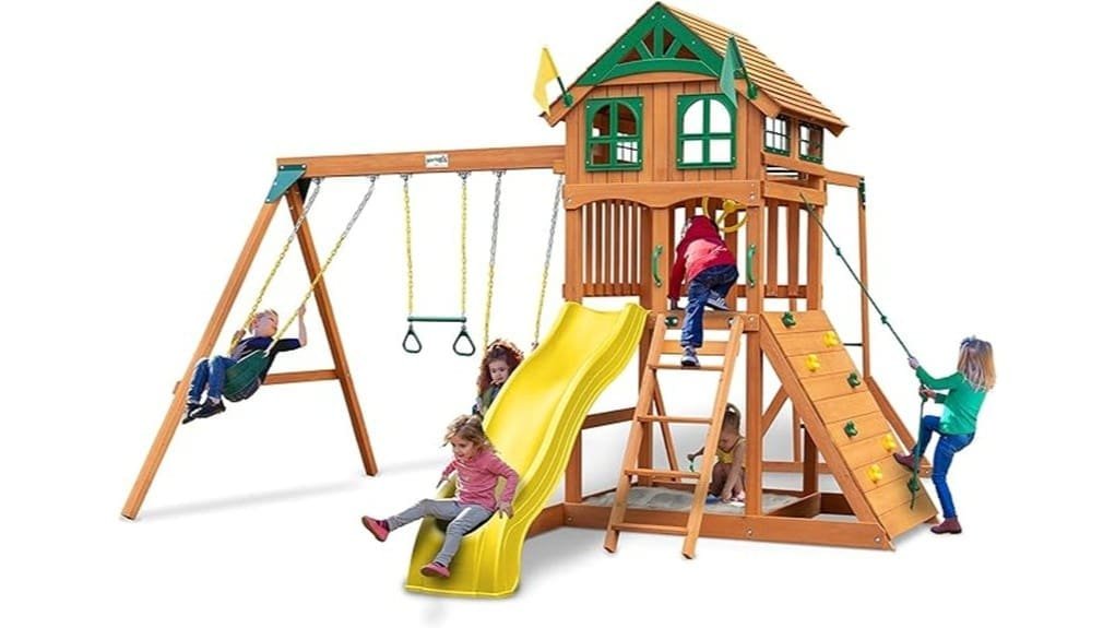 gorilla outing wooden swingset review