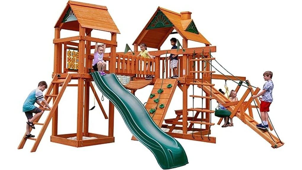 gorilla pioneer peak swingset