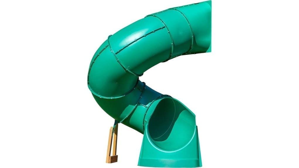 green left exit spiral slide