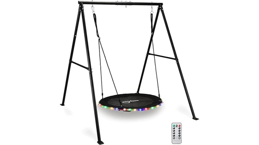 heavy duty 440lb backyard swing