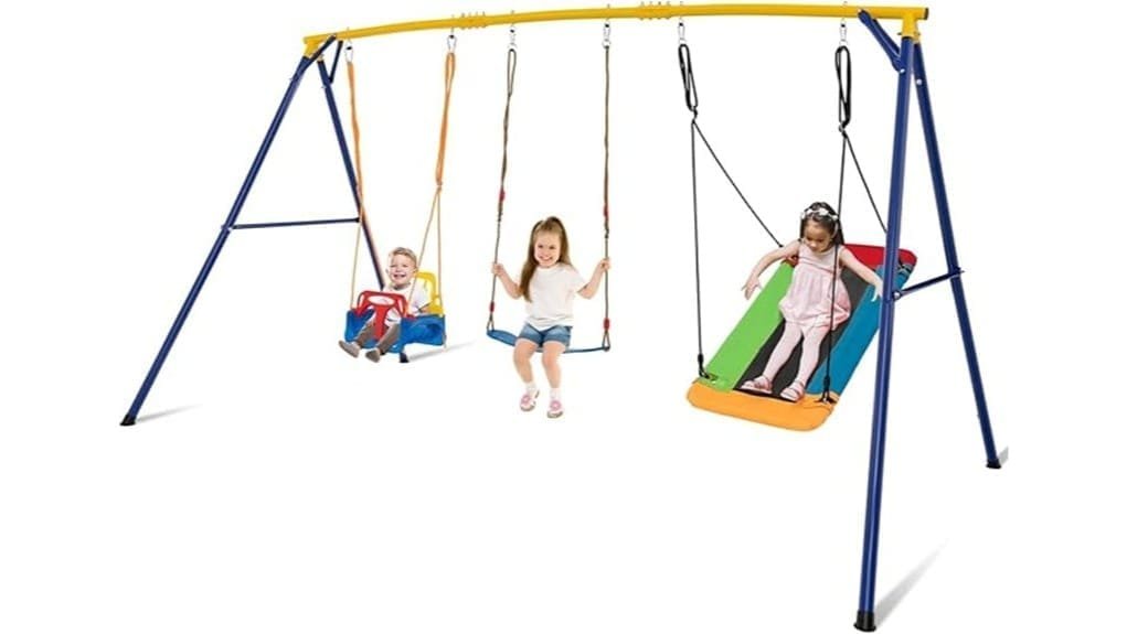 heavy duty backyard family playset