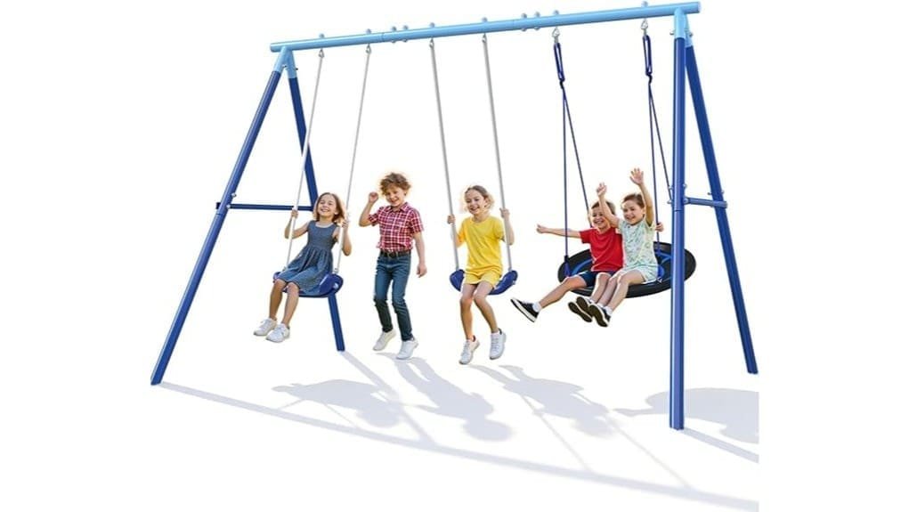 heavy duty swingset for kids