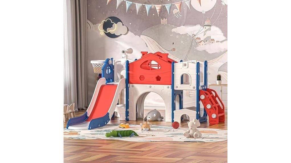 indoor 8 in 1 toddler slide