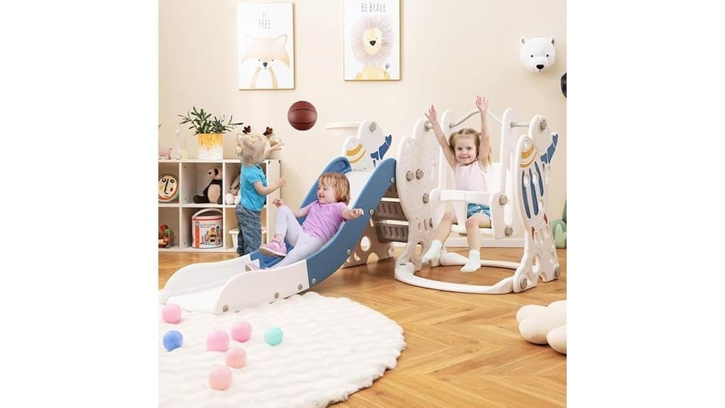 indoor outdoor compact toddler playset