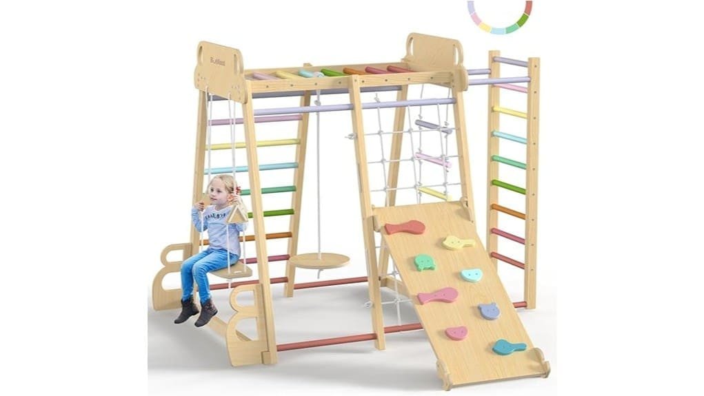 indoor wooden modular playset