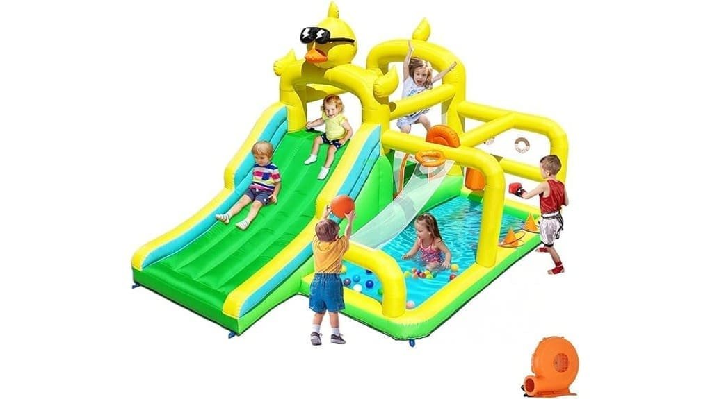 inflatable duck bounce house