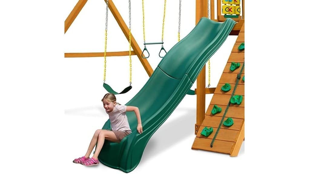 inflatable wave slide playset