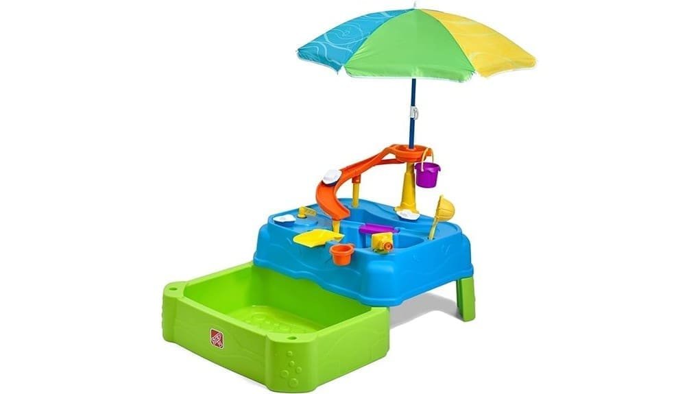 interactive two tier waterplay table