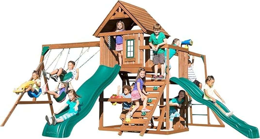kids durable backyard playset